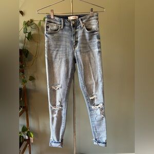 KanCan Light Blue Distressed Skinny Jeans